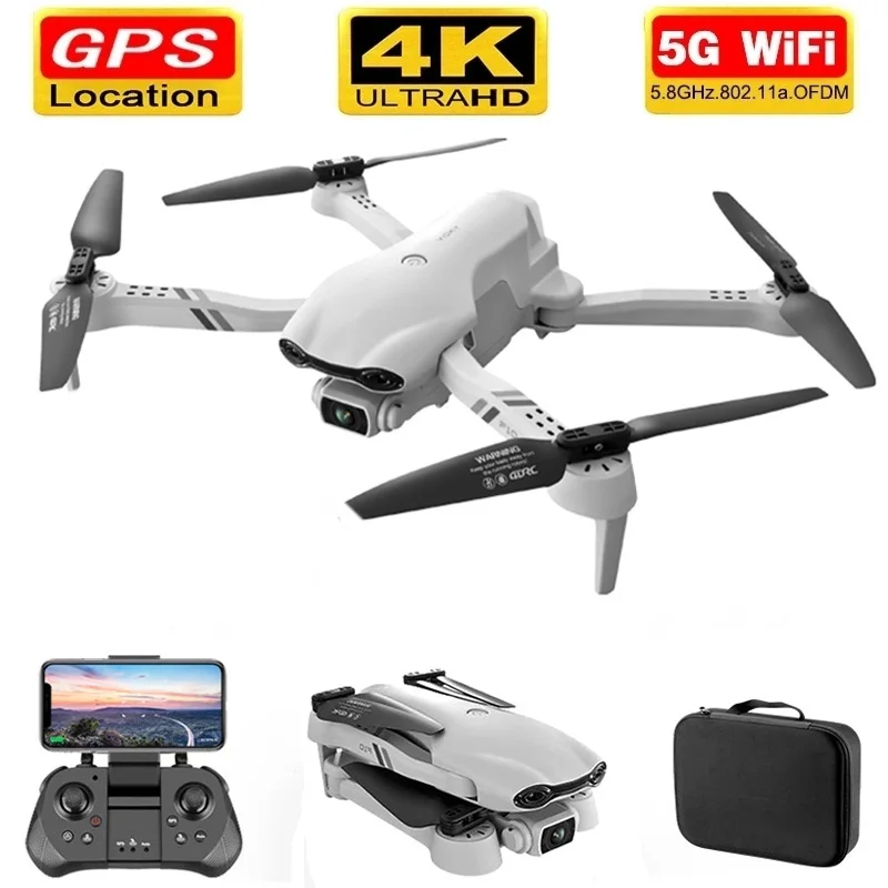 Dron teledirigido con c&aacute;mara Dual, helic&oacute;ptero F10 con GPS, 4K, HD, 5G, WiFi, FPV, gran angular, v&iacute;deo en vivo, Quadrotor de vuelo, 25 minutos, 2000M, juguete, nuevo-0