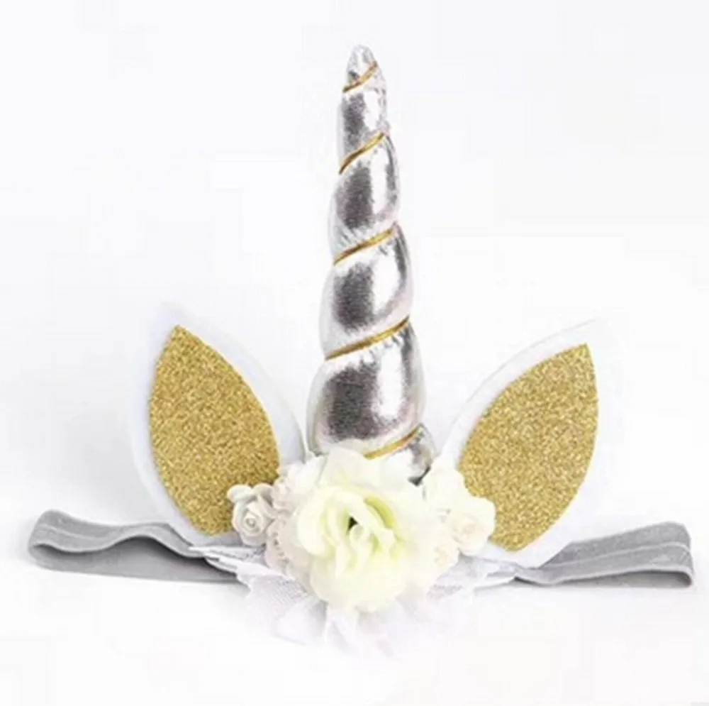 Милый цветок заколки для волос с бантом резинки девочек младшего возраста