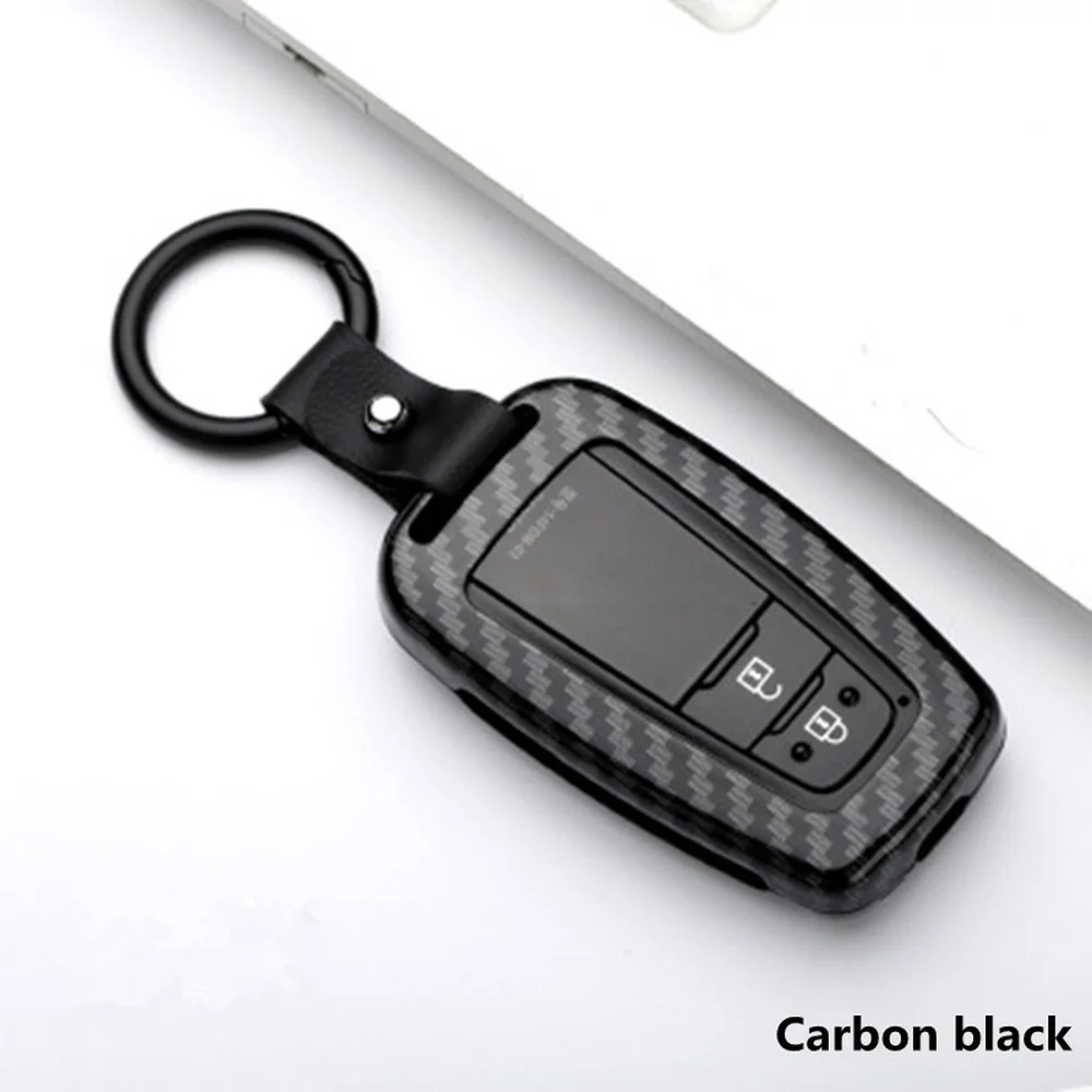

Zinc alloy Remote car Key Cover Case For Toyota CHR C-HR Prado 2017 2018 Prius Camry Corolla RAV4 2018 Accessories