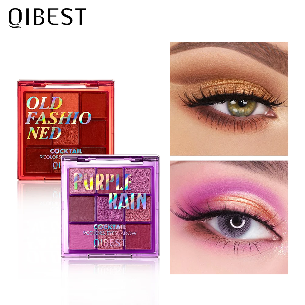 BEAUTY GLAZED неоновые тени для век Палитра голографическая блестящая матовый блеск