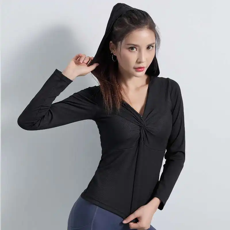 2020 Новая женская футболка для фитнеса спортивный короткий топ тонкий длинный