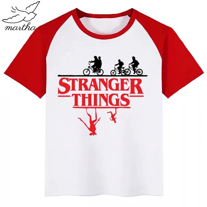 Детская забавная футболка с героями мультфильмов очень странные дела летние