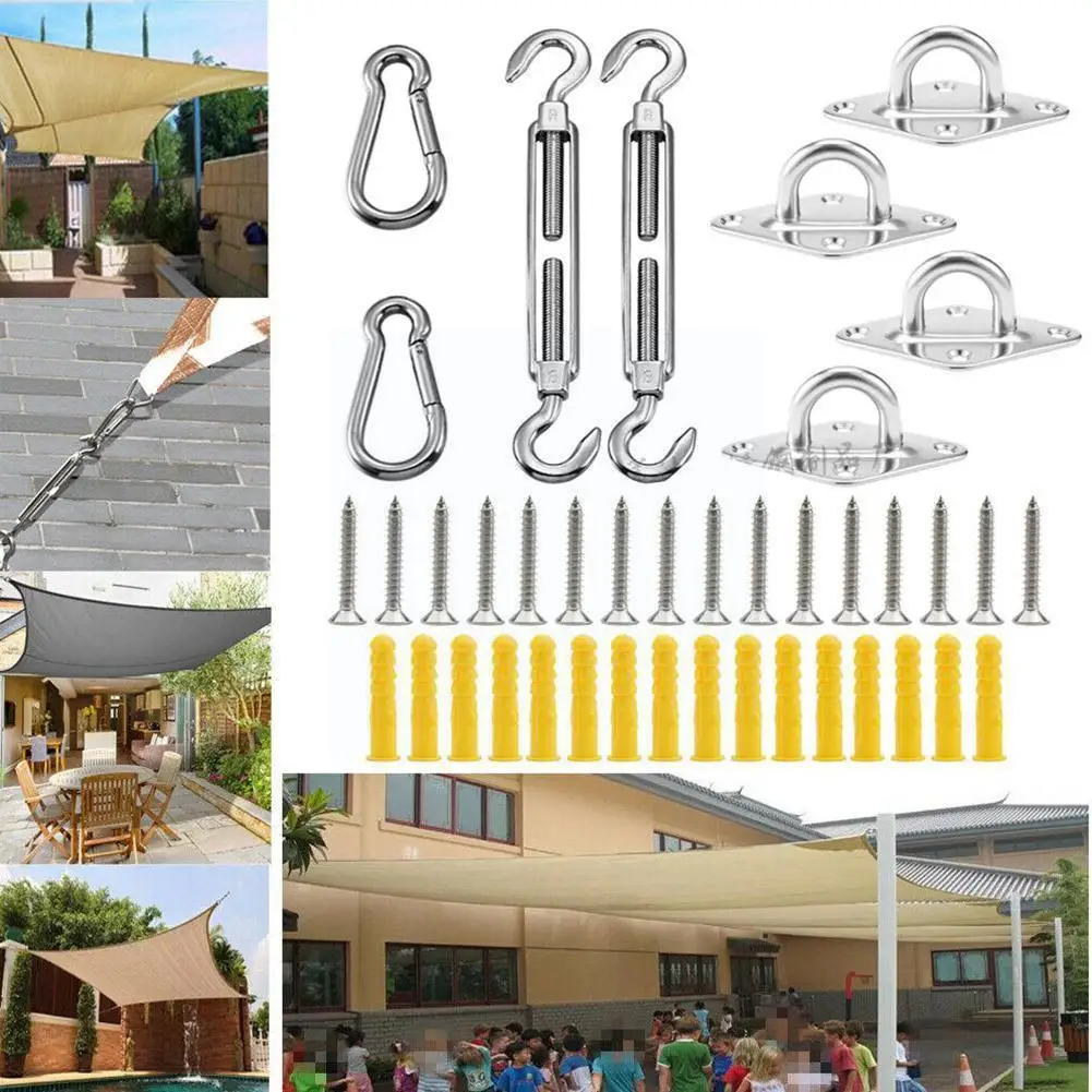

1 Set Camping Tent Hardware Kit Steel For Garden Beach Tent Hiking Fixing Outdoor Awning Fixing Accessories Fishing V5Z3