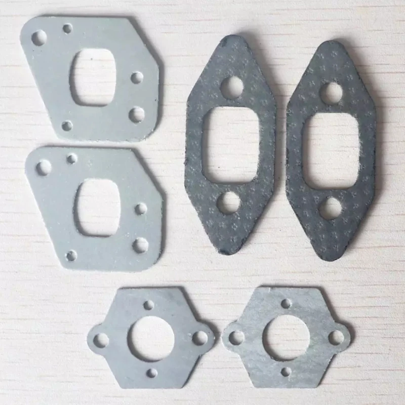 

2 sets Chainsaw intake manifold carburetor muffler gasket kit for P350 Partner 350 351 replacementwholesales