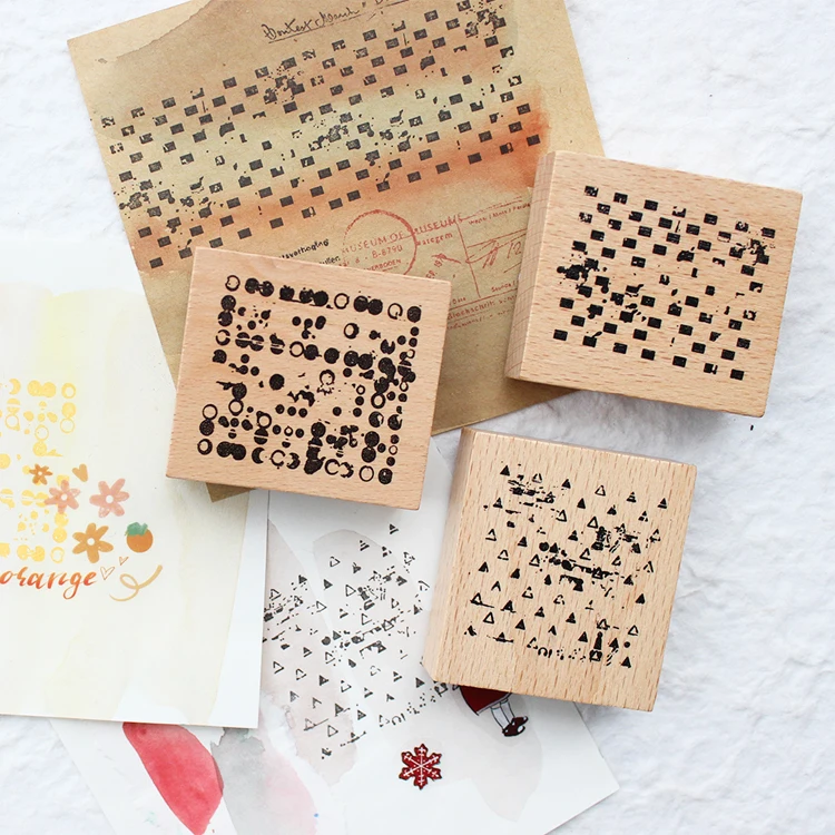 moodtape vintage wood clear stamp for DIY scrapbooking/photo album Decorative stamp vegetation plant rubber stamp seal