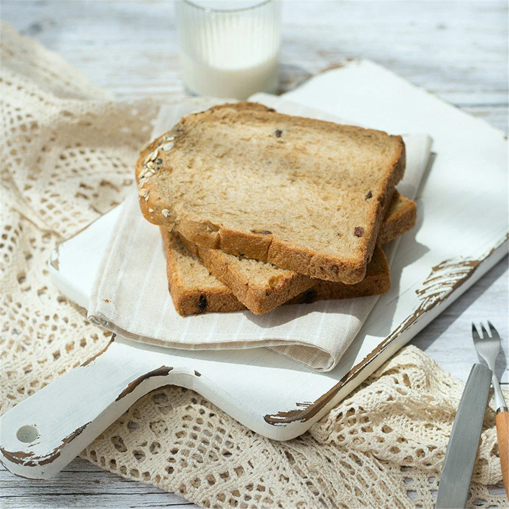 Ретро деревянный проблемный белый поднос для хранения фруктовый торт хлебная