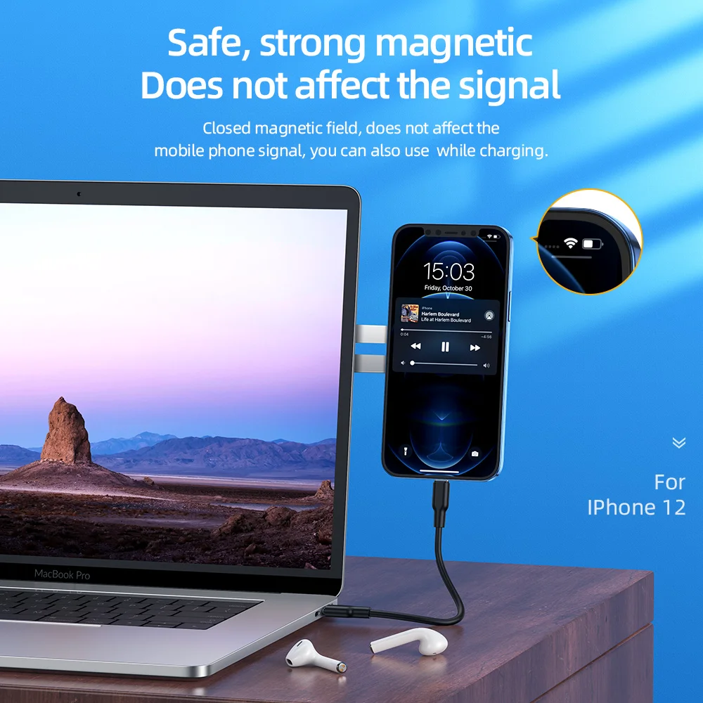 магнитный держатель hoco для iphone 12 pro