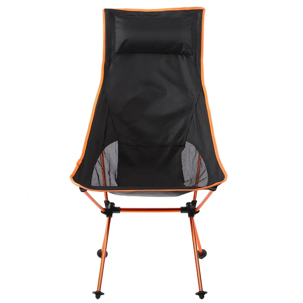 Складное кресло 7075 из алюминиевого сплава сидение на луну с подушкой для пляжа