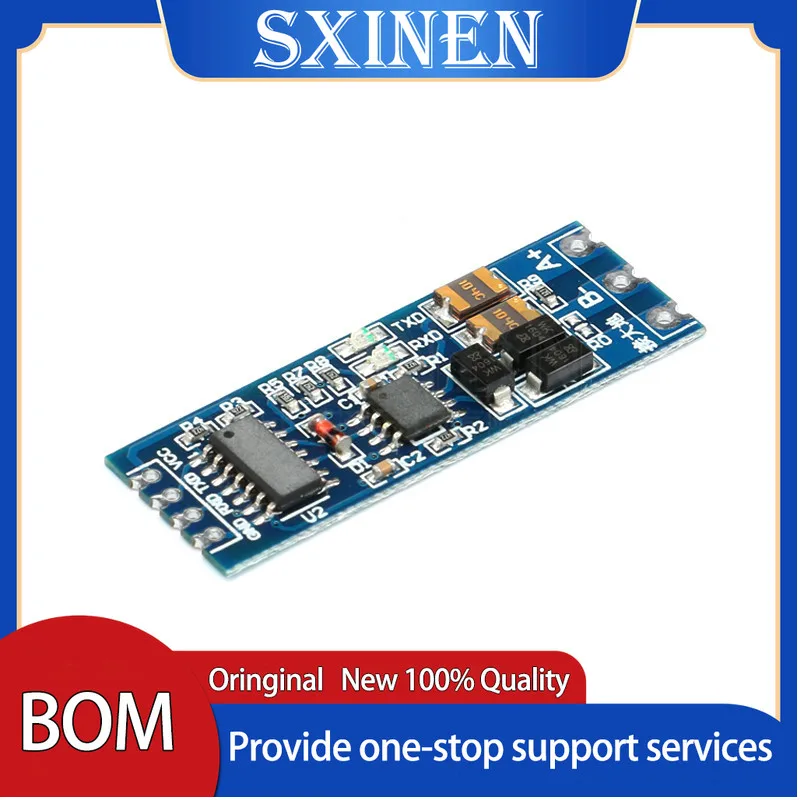 TTL поворотный Модуль RS485 485 в последовательный Реверсивный аппаратный