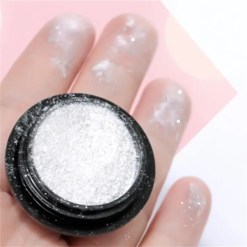 Светоотражающая изюминка Стекло ногтей порошок пыли блеск пигмент с