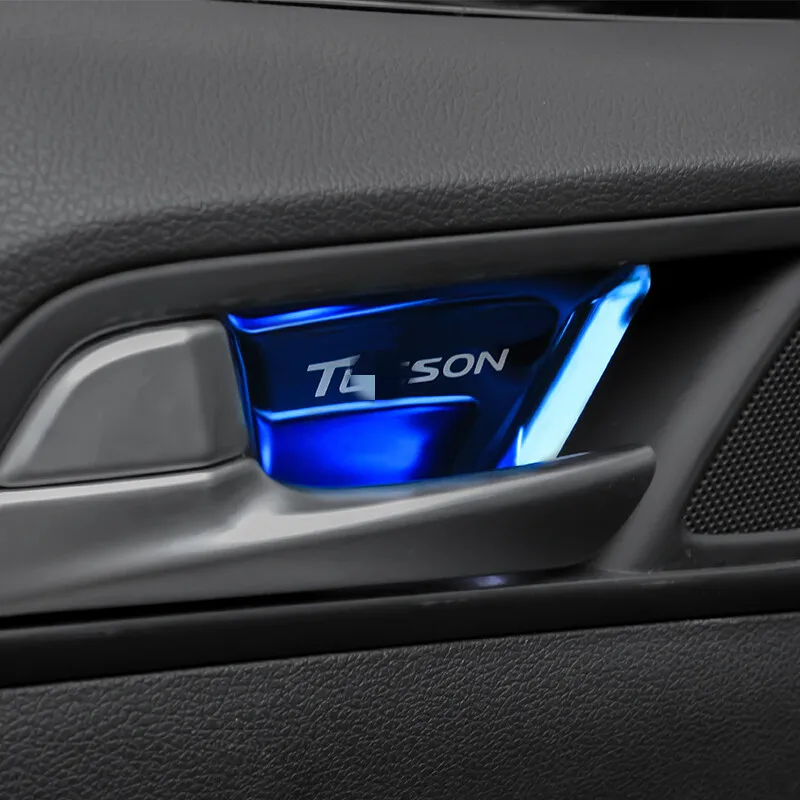 Автомобильный Стайлинг внутренняя накладка на дверную ручку из нержавеющей