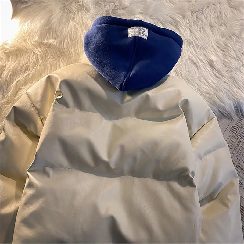 Парка мужская зимняя большого размера винтажная теплая парка уличная в стиле