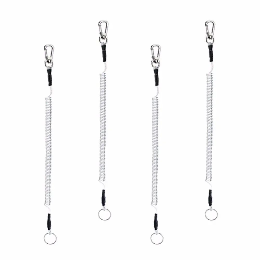 

Portable Climbing Accessories Portable Fishing Lanyards Security Gear Tool Spring Elastic Rope Anti-lost Phone Keychain