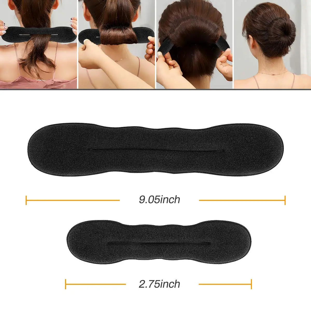 

40pcs/set Women Diy Hair Styling Accessories Kit Magic Donut Bun Maker Hairpins Ties Fast Twist Modelling Hairdress Braid Tools