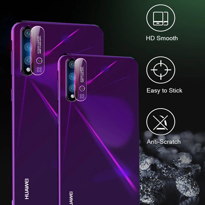 Защитная пленка из закаленного стекла для объектива Hacrin 2 шт. Huawei Nova 5 T T|Защитные