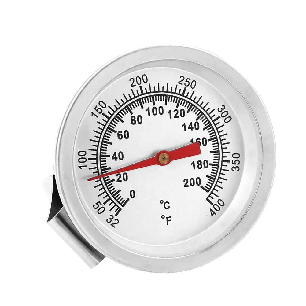 

JX-5F Stainless Steel Barbecue Thermometer BBQ Smoker Grill Gauge Barbecue Thermometer Cooking Food Probe Home Grill Oven Tools