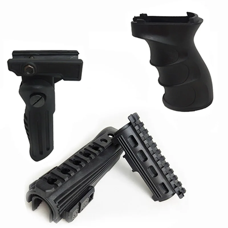 

Military AK Handguard Airsoft Shoot Accessories Tactical Multifunction Upper and Lower Picatinny Rail Scope Mount for AK74