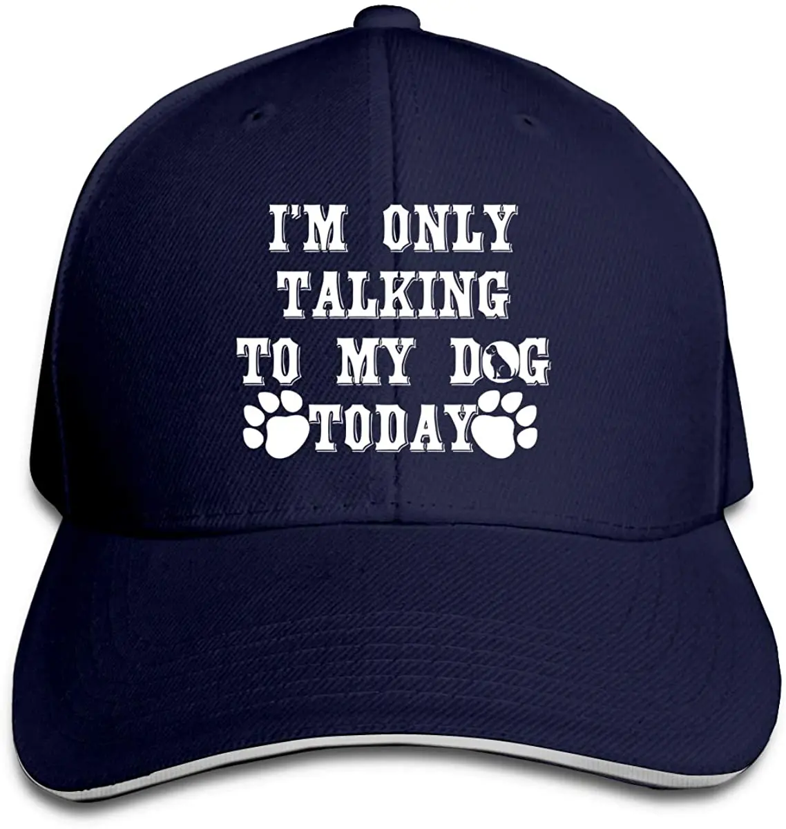 

I'm Only Talking to My Dog Today Unisex Hats Trucker Hats Dad Baseball Hats Driver Cap