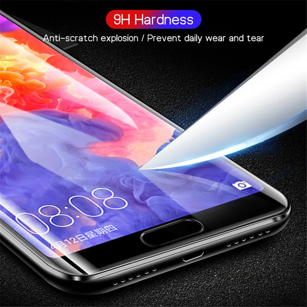 9D полное покрытие краев закаленное Стекло на для Huawei P30 P10 P20 Lite 2019 Pro Plus Nova 3 3i Экран