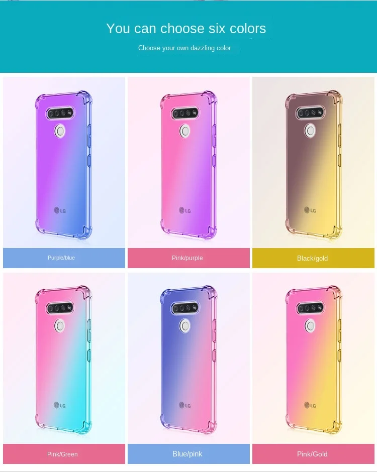 

Shockproof Case for LG Stylo 6 K50S K51 K40S Case Silicone TPU Cover Case for LGK61 K40S K31 Aristo 5 Phoenix Stylo 5 Back Cover
