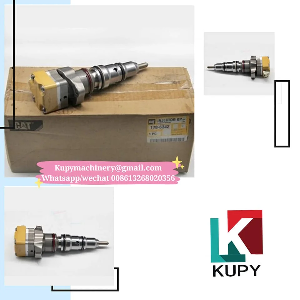 

Высококачественный топливный инжектор KUPY CAT 3126 3126B для дизельного двигателя в сборе 178-6342 1786342, детали для экскаватора Caterpillar