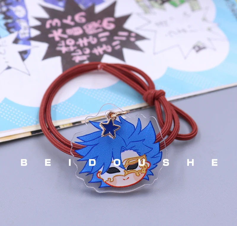 

Anime SK EIGHT SK8 the Infinity REKI SNOW MIYA Hairpins Hair Accessories Hair ring Double Ponytail Handmade Headwear Xmas Gifts