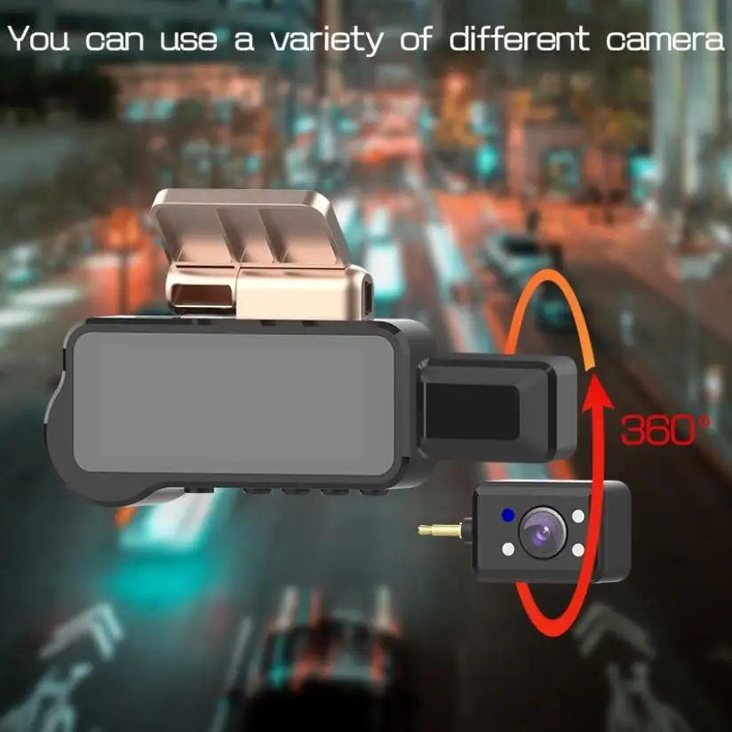 Автомобильный видеорегистратор с Wi-Fi для смартфона 1080P циклическая запись