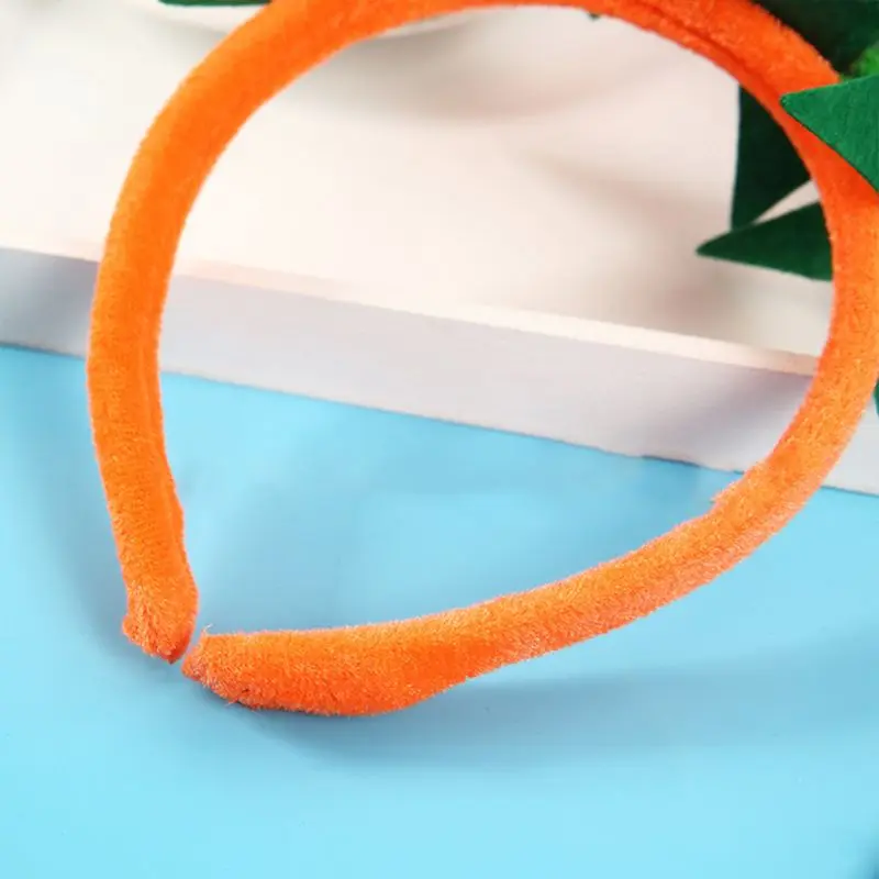 Adult Children Cute 3D Shaking Pumpkin Headband Velvet Cloth Kids Halloween Costume Decorative Hair Hoop Trick Treat Party Props |