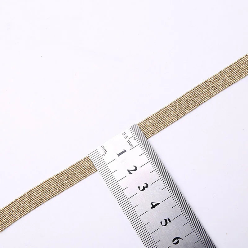 3 мм 6 9 эластичная лента золото серебро эластичные резинки линия DIY Швейные
