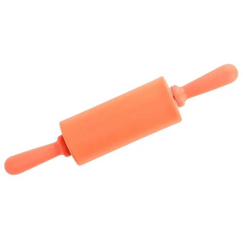 

1 шт., антипригарная силиконовая Скалка с деревянной ручкой