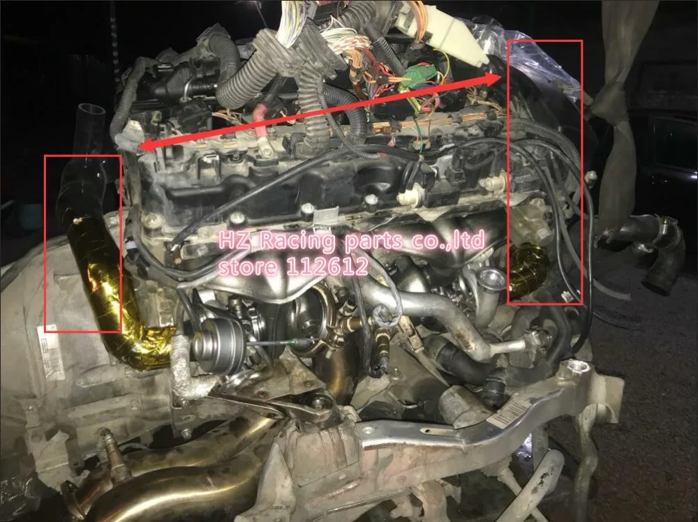 N54 турбо впускная труба 135i 135is E82 1 м 335i 335xi 335is E90 E91 E92 E93 турбо-труба 535i 535xi E60 Z4 E89 07-10 |
