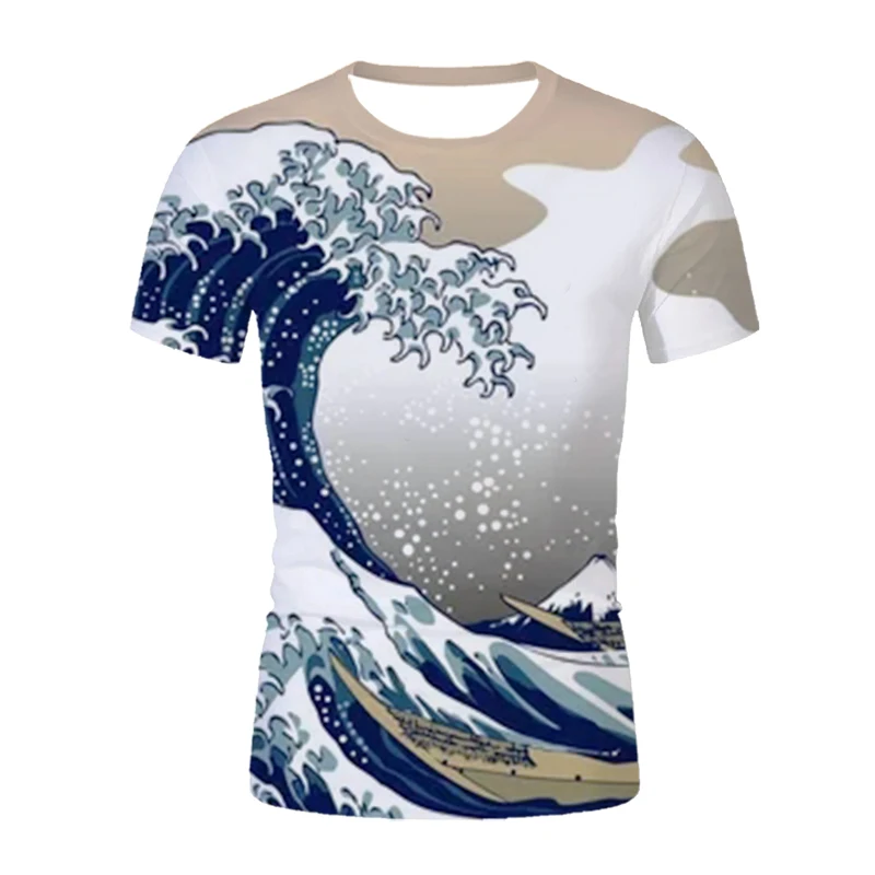 

2021 new 3D printed men's t-shirts Summer fun T-shirt loose large size quick-drying shirt Personality trend men's clothing