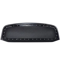 ABS Honeycomb Bumper Hood Grill 2006 2007 2008 Black For Dodge Ram 1500 Grille