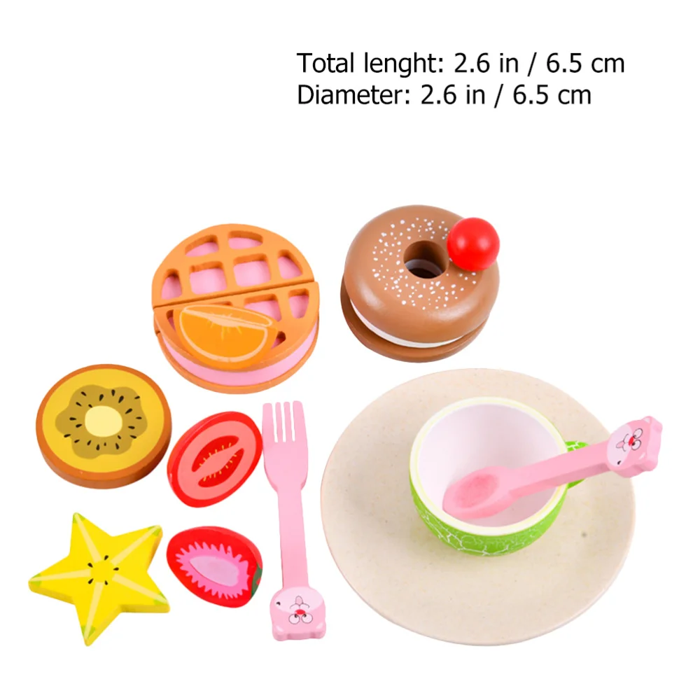 

1 Set Children Simulation Fruit Kitchenware Wooden Kids Kitchen Toys
