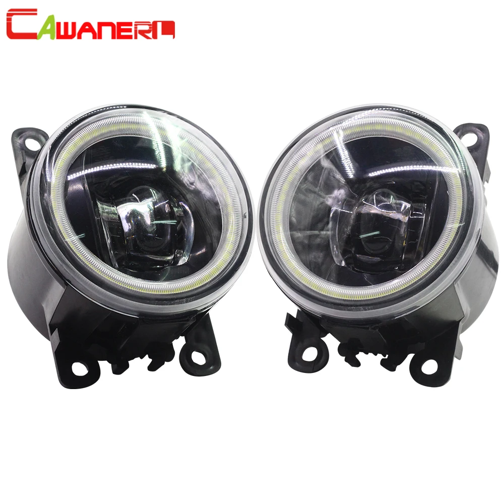 Cawanerl 2 шт. автомобиль светодиодный противотуманный светильник глаза ангела