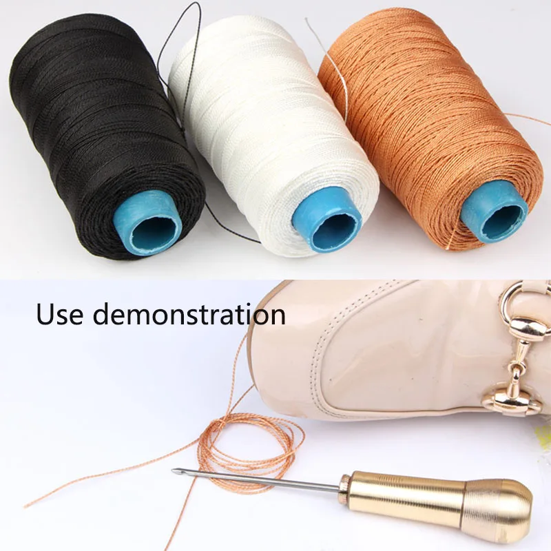 Прочный вощеный кожаный шнур для рукоделия 1 рулон инструмент вощеная нить шитья