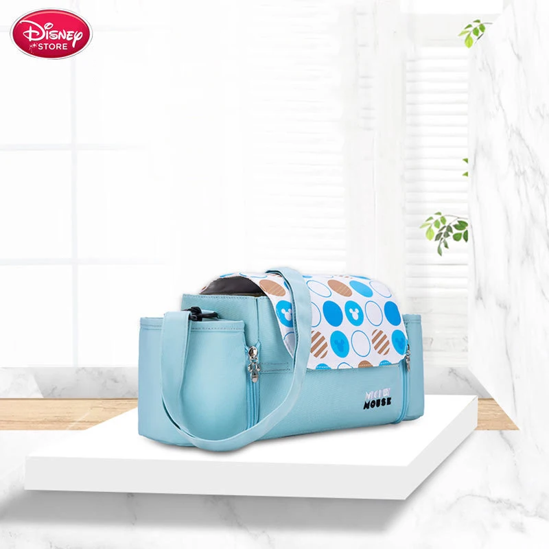 

New Disney Mummy Bag One-shoulder Multifunctional Children's Baby Carriage Bag Portable Mother and Child Bag Baby Diaper Bag