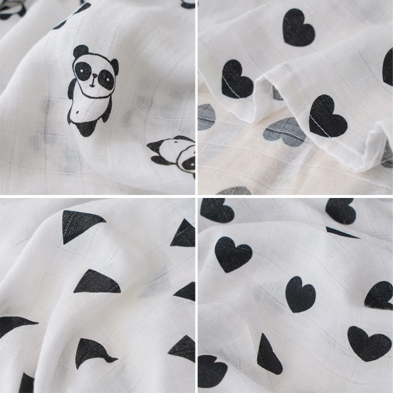 

3pcs Muslin Blanket Cotton Baby Swaddle Bamboo Soft Newborn Blanket Bath Towel Gauze Infant Wrap Sleepsack Stroller Cover