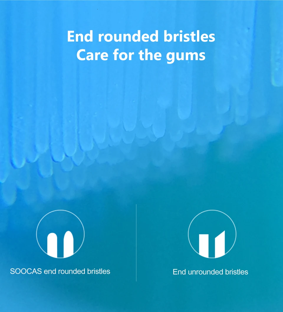SOOCAS C1 replacement heads for children toothbrush soft sillicon gel FDA certificated head kids electric toothbrush nozzle oral