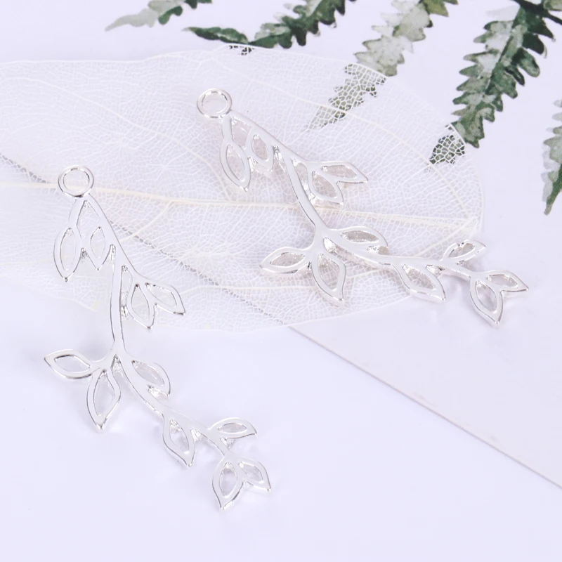 

Pendant Branch DIY Necklace Earrings Discovery Jewelry Handicraft Metal