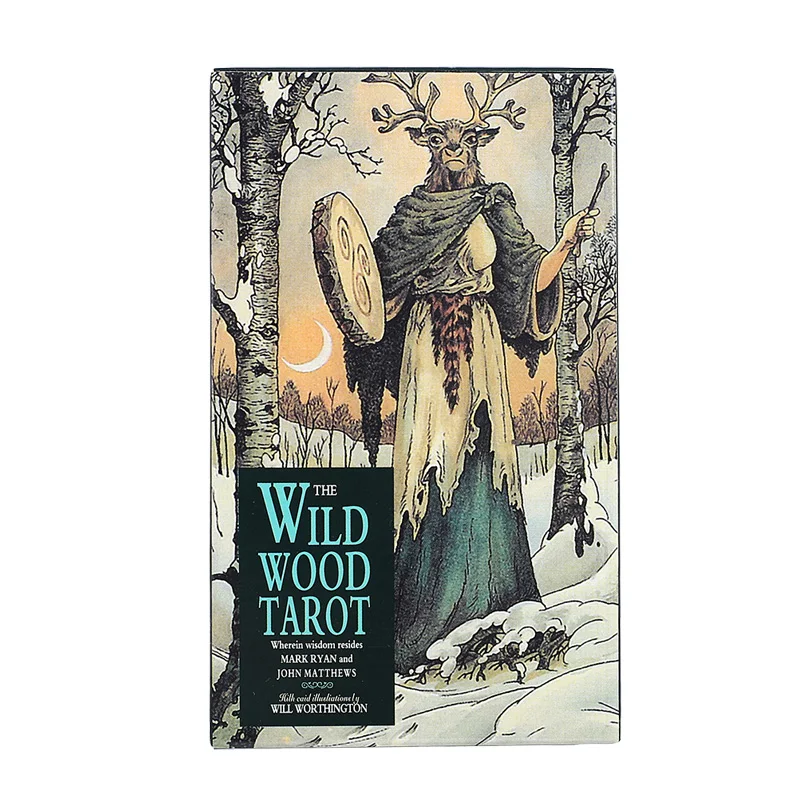 

78 Pcs Tarot The Wild Wood Tarot Card Oracle Board Deck Games Palying Cards for Home Party Game Tarot Card