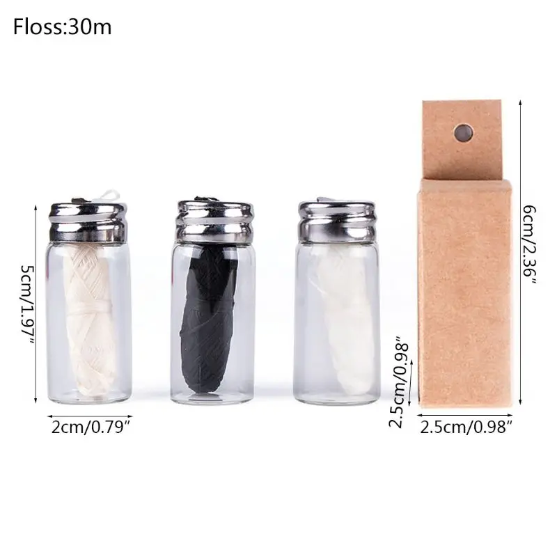 

30m Eco Friendly Bamboo Charcoal Dental Floss Stick Oral Clean Tooth Pick Interdental Teeth Clean Toothpick Flosser New