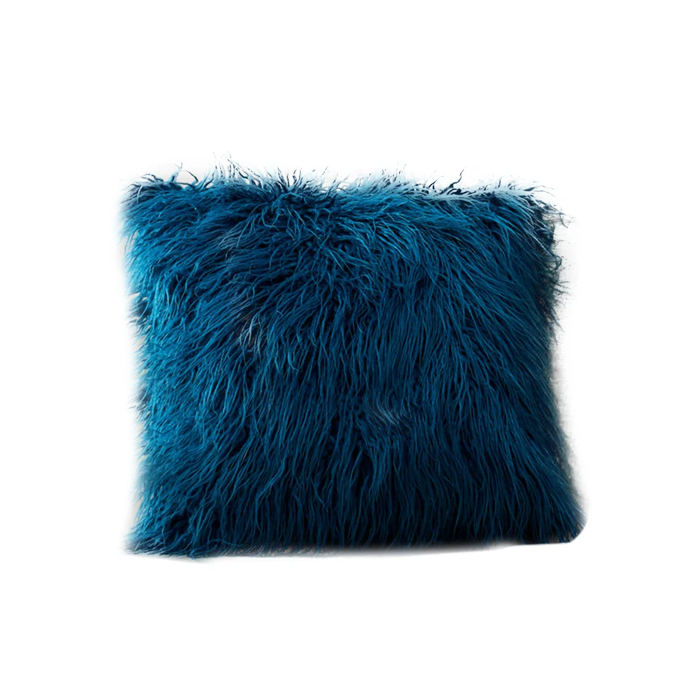 Мягкий меховой плюшевый чехол для подушки наволочка домашний декор наволочки