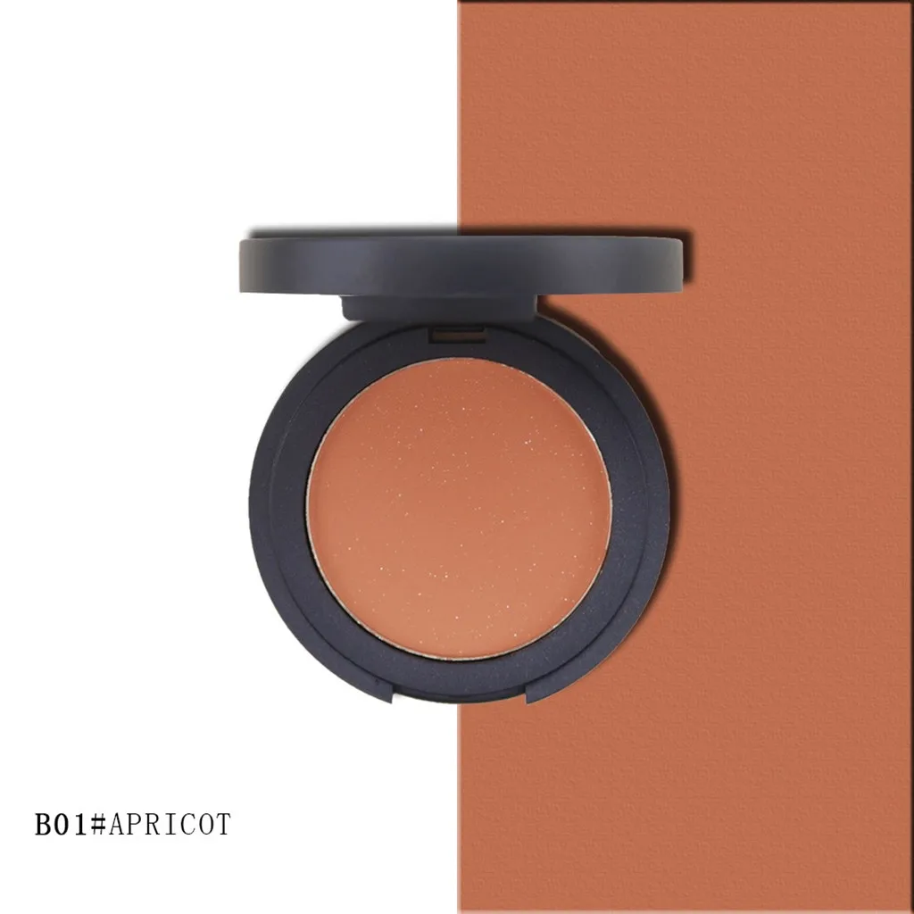 Косметический глазурованный румяна гладкий тупой светильник натуральный яркий