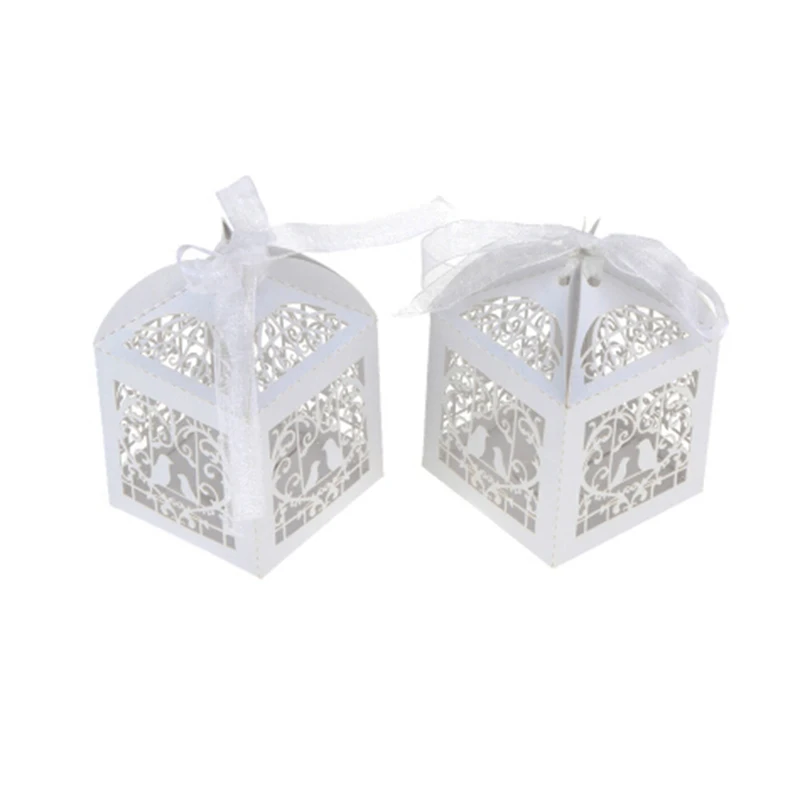 10 шт. полая мини птичья клетка сделай сам подарочные коробки для конфет и печенья