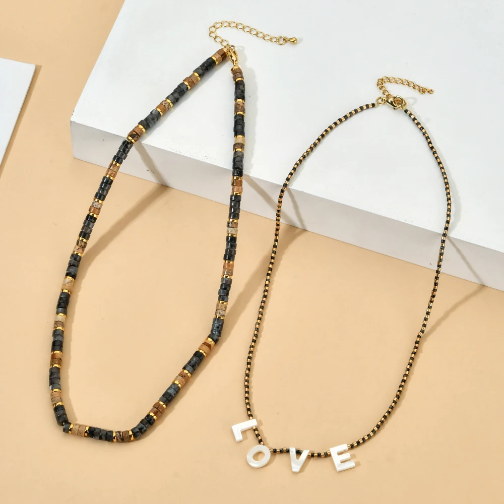 Женский цепочка веревка ручной работы из натурального камня ZMZY богемные