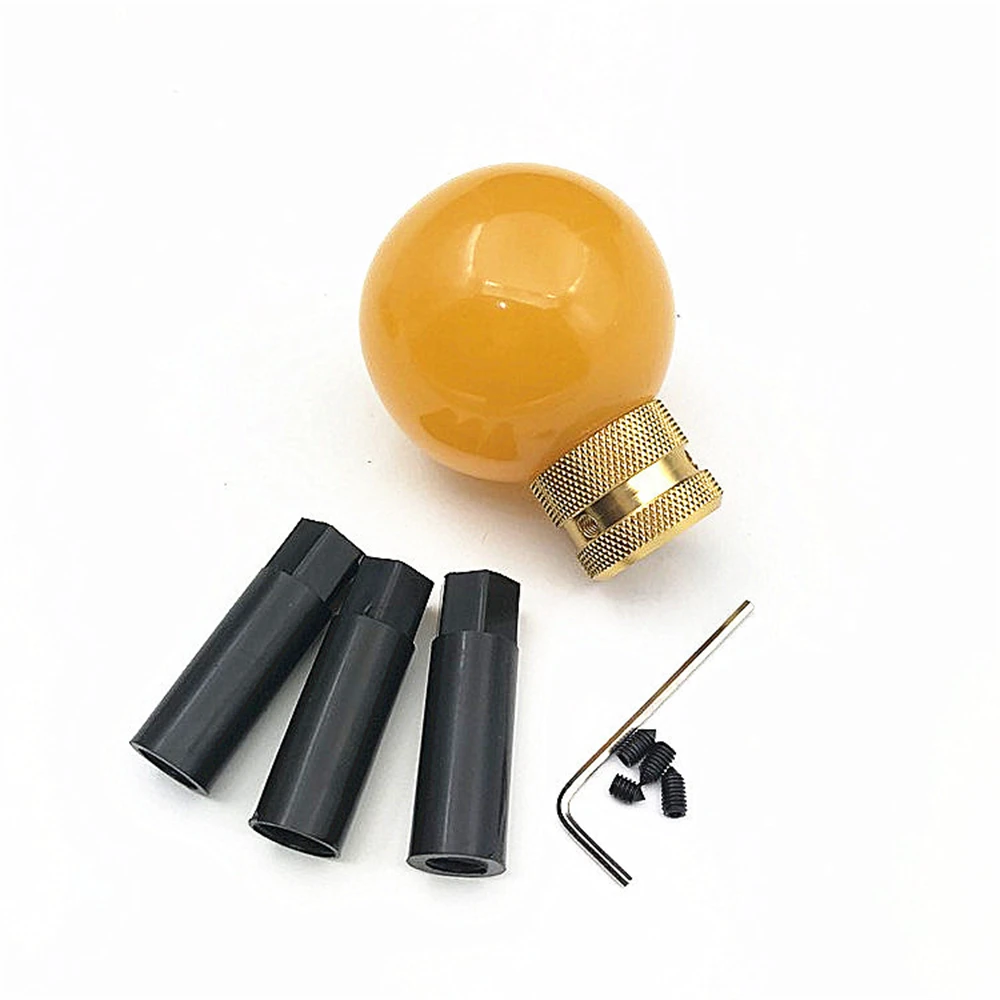 

Универсальная автомобильная Желтая резиновая ручка переключения передач для грузовика рычаг переключения передач ручная автоматическая ...