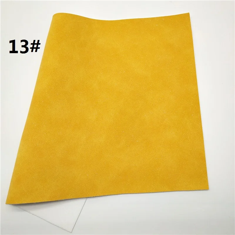 1 шт. 21X29 см Синтетическая кожа замша блестящая кожа ткань для DIY аксессуары Диван сумки и обувь 4S23 - Цвет: 13
