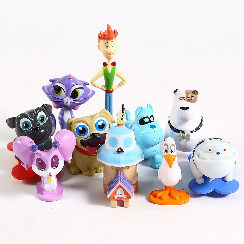 Щенок собака Pals бинго Ролли ПВХ Фигурки игрушки 10 шт./компл.|Игровые фигурки и