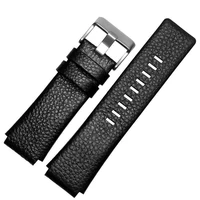 30mm 28mm black new high quality watch band mens strap for dz1089 dz1123 dz1132 substitute convex mouth strap 3022mm black